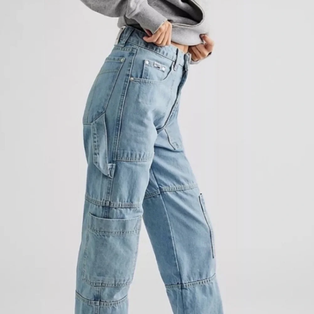 The Ragged Priest Combat High Rise Jeans Blue Size 32 - Picture 3 of 4